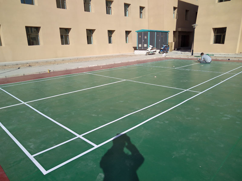 室外PVC羽毛球運(yùn)動(dòng)地膠